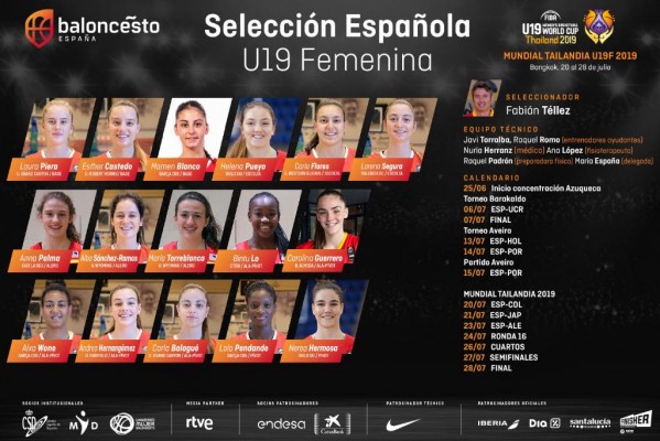 Lorena Segura, convocada para la Copa del Mundo U19 de Tailandia