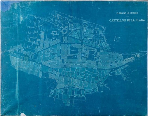 El Colegio de Arquitectos reproduce un plano inédito de Castelló datado en 1911