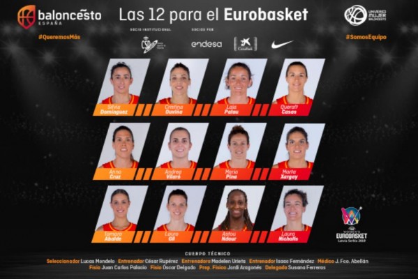 María Pina, Queralt Casas y Tamara Abalde, en la lista de 12 para el Eurobasket 