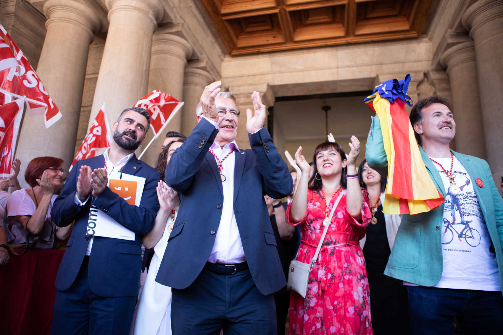 Ribó revalida la Alcaldía frente a una oposición que endurece su discurso