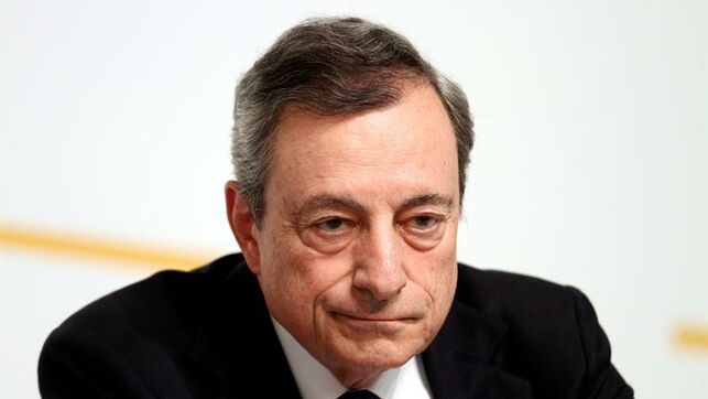 El president del Banc Central Europeu, Mario Draghi, en una roda de premsa a Vilnius. Foto: VALDA KALNINA/EFE - 