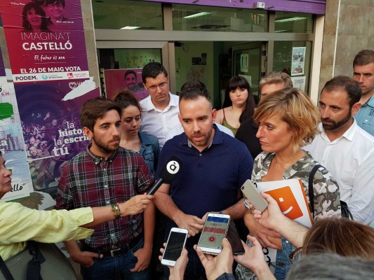 PSPV, Compromís y Podem cierran un pacto de gobierno 'in extremis' en Castelló