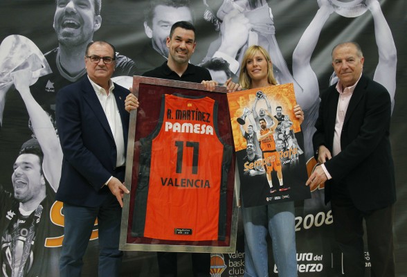 Valencia Basket anuncia que retirará la camiseta de Rafa Martínez