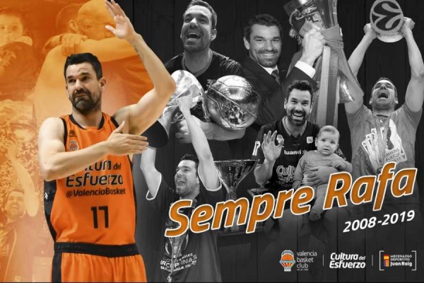 Valencia Basket abre al público La Fonteta para despedir a Rafa Martínez