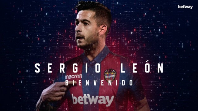 El Levante anuncia el fichaje de Sergio León para las próximas tres temporadas
