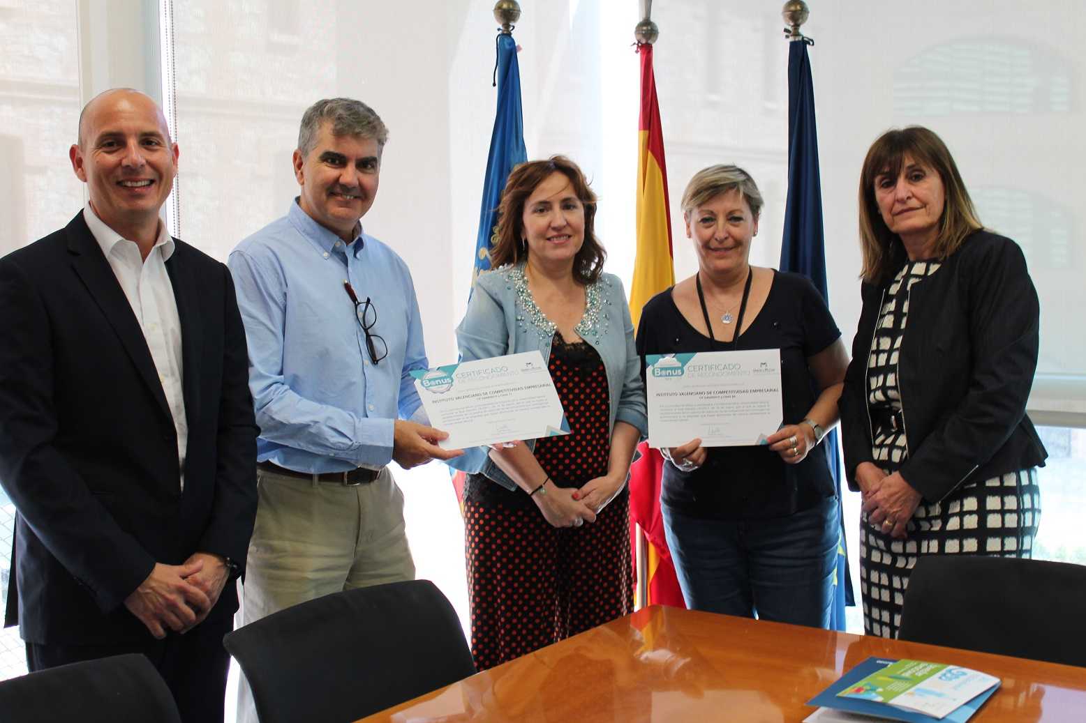 El  Ivace recibe el incentivo económico 'Bonus' por reducir la siniestralidad laboral