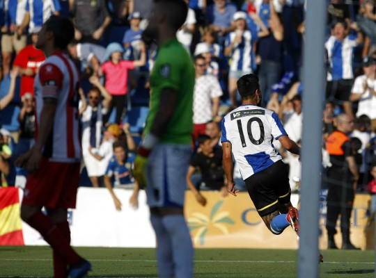 El Hércules marca por primera vez más de dos goles en esta temporada

