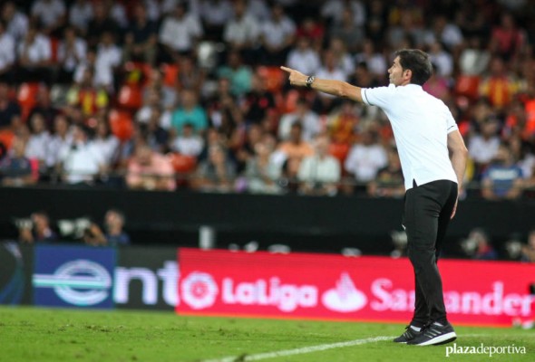 Marcelino alcanza su victoria cien en Primera ante Las Palmas