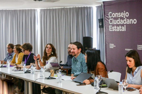 Podemos reorganiza su Ejecutiva con 42 votos a favor y ninguno en contra
