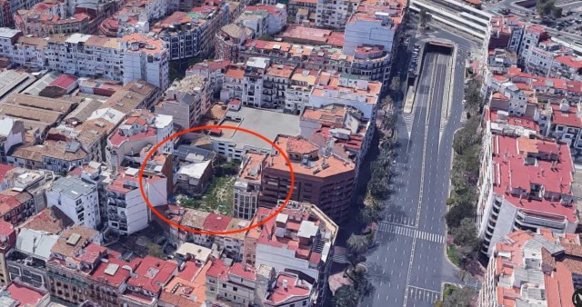 Una cooperativa se queda el último gran solar de Ruzafa para un nuevo residencial con piscina