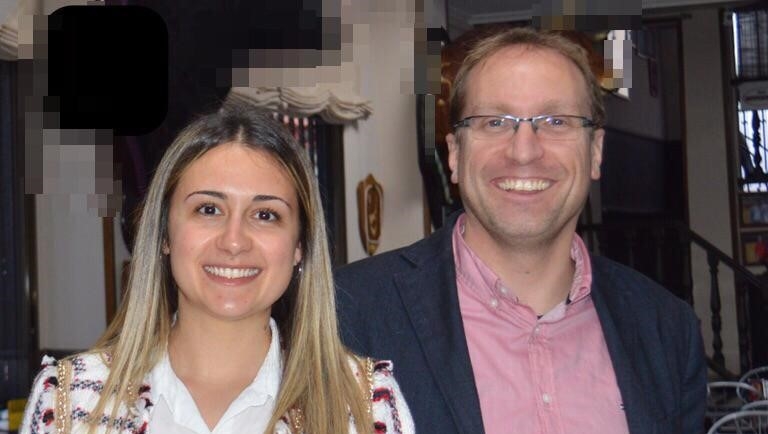 El secretario general de los socialistas castellonenses, Ernest Blanch, junto a la alcaldesa de la Vall d'Uixó, Tania Baños. - 