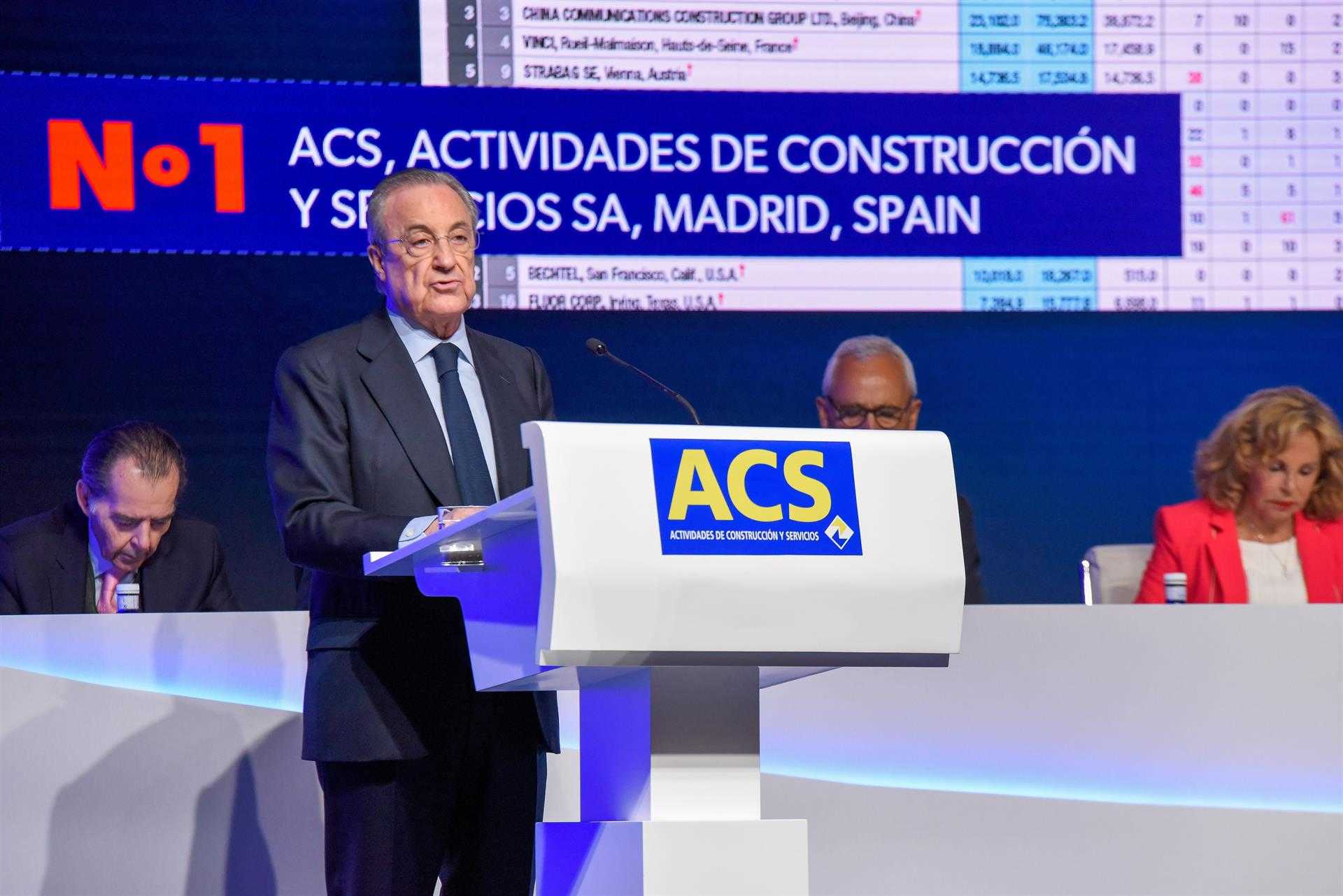 Florentino Pérez, presidente de ACS - 
