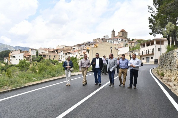 La Diputación concluye tres actuaciones en 42 kilómetros de carreteras de la Tinença