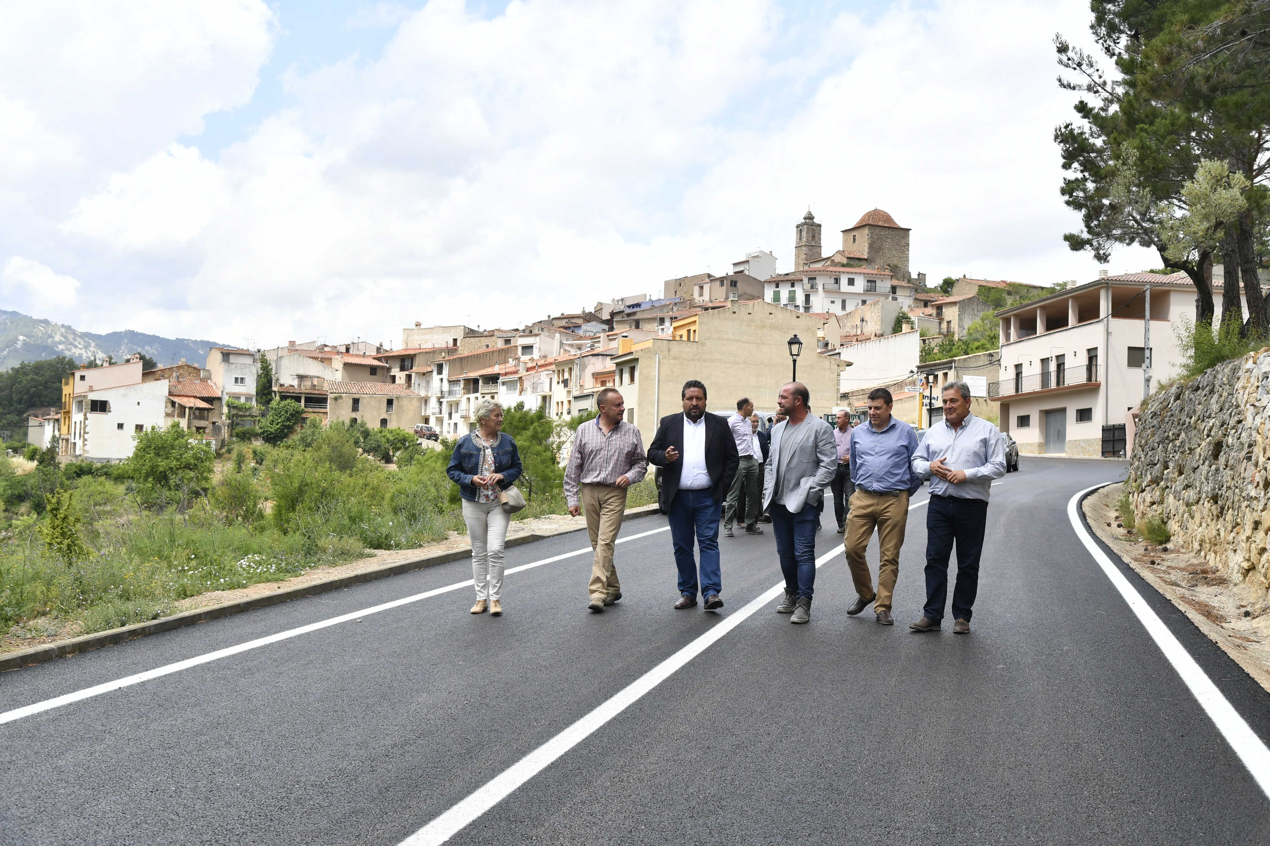 La Diputación concluye tres actuaciones en 42 kilómetros de carreteras de la Tinença