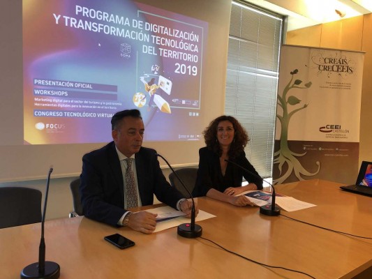 CEEI Castellón y Diputación abordan en un nuevo programa la transformación digital de la provincia