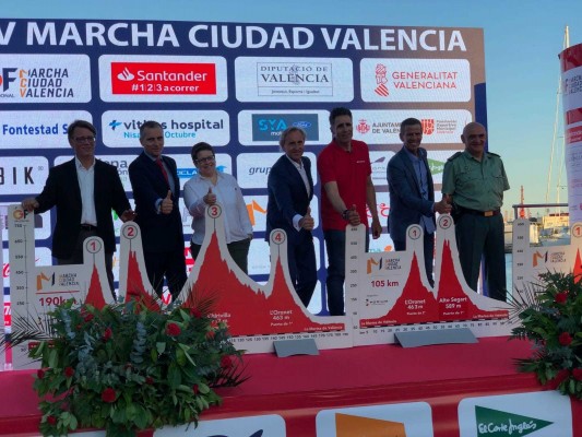 Peio Ruiz Cabestany recibió el calor de la Gran Fondo Internacional Ciudad de Valencia
