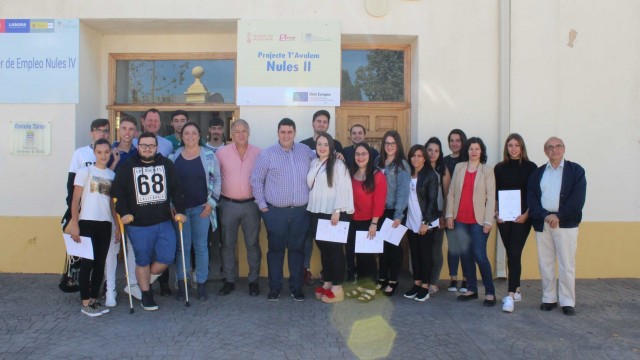 Conclou el programa de formació per a joves T'avalem Nules