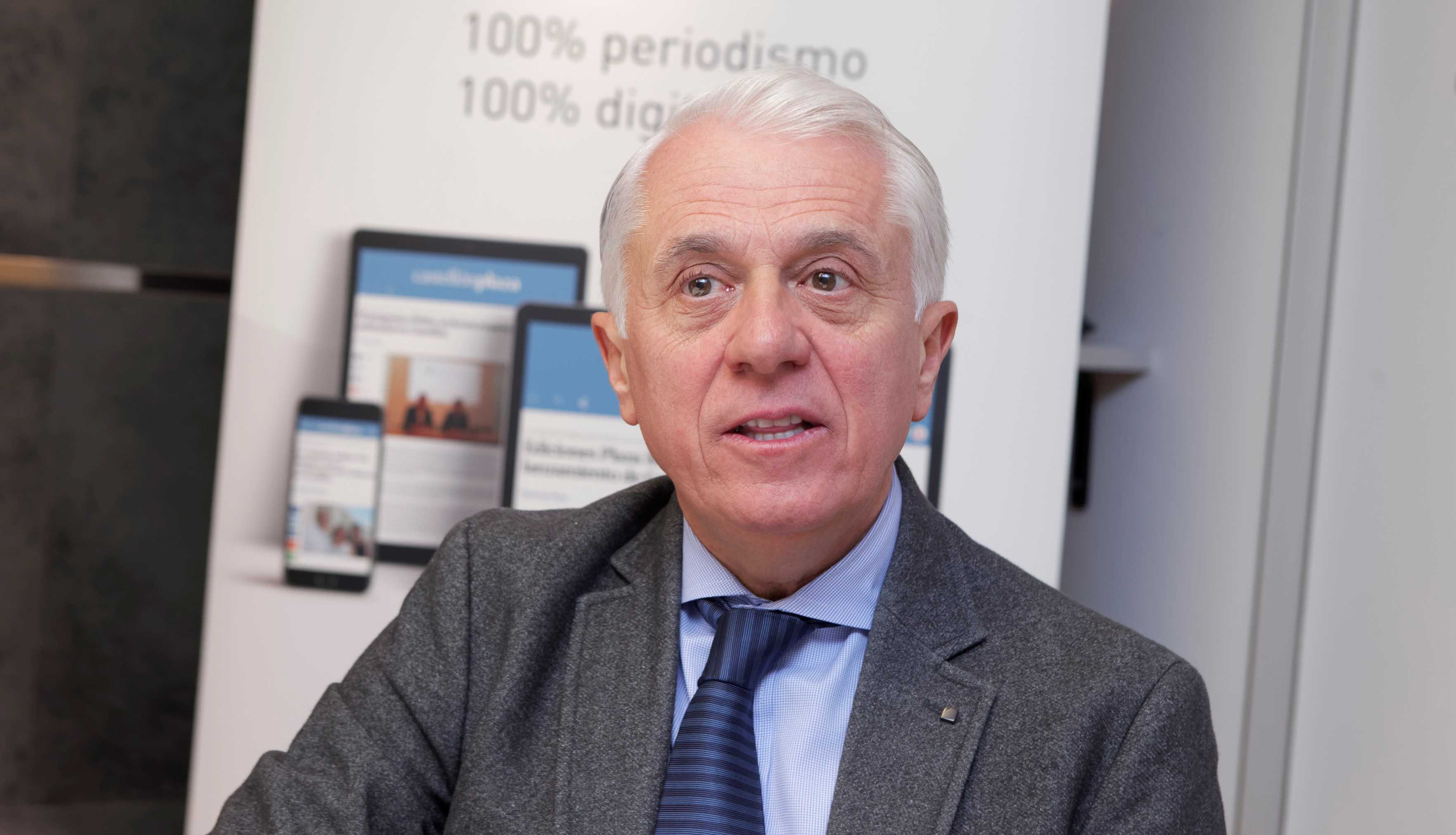 Manuel Altava, magistrado y exsenador castellonense, durante una entrevista. - 