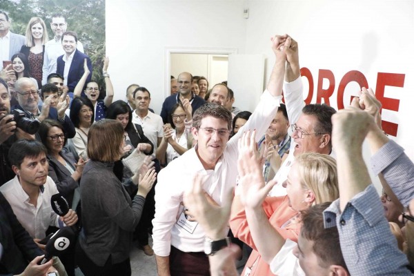 Rodríguez celebra los 17 ediles: 