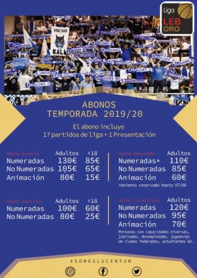 El HLA Alicante lanza la campaña de abonos 2019/20 con descuentos para los que renueven