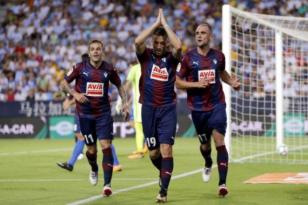 Eibar asalta La Rosaleda ante un Málaga inoperante en ataque