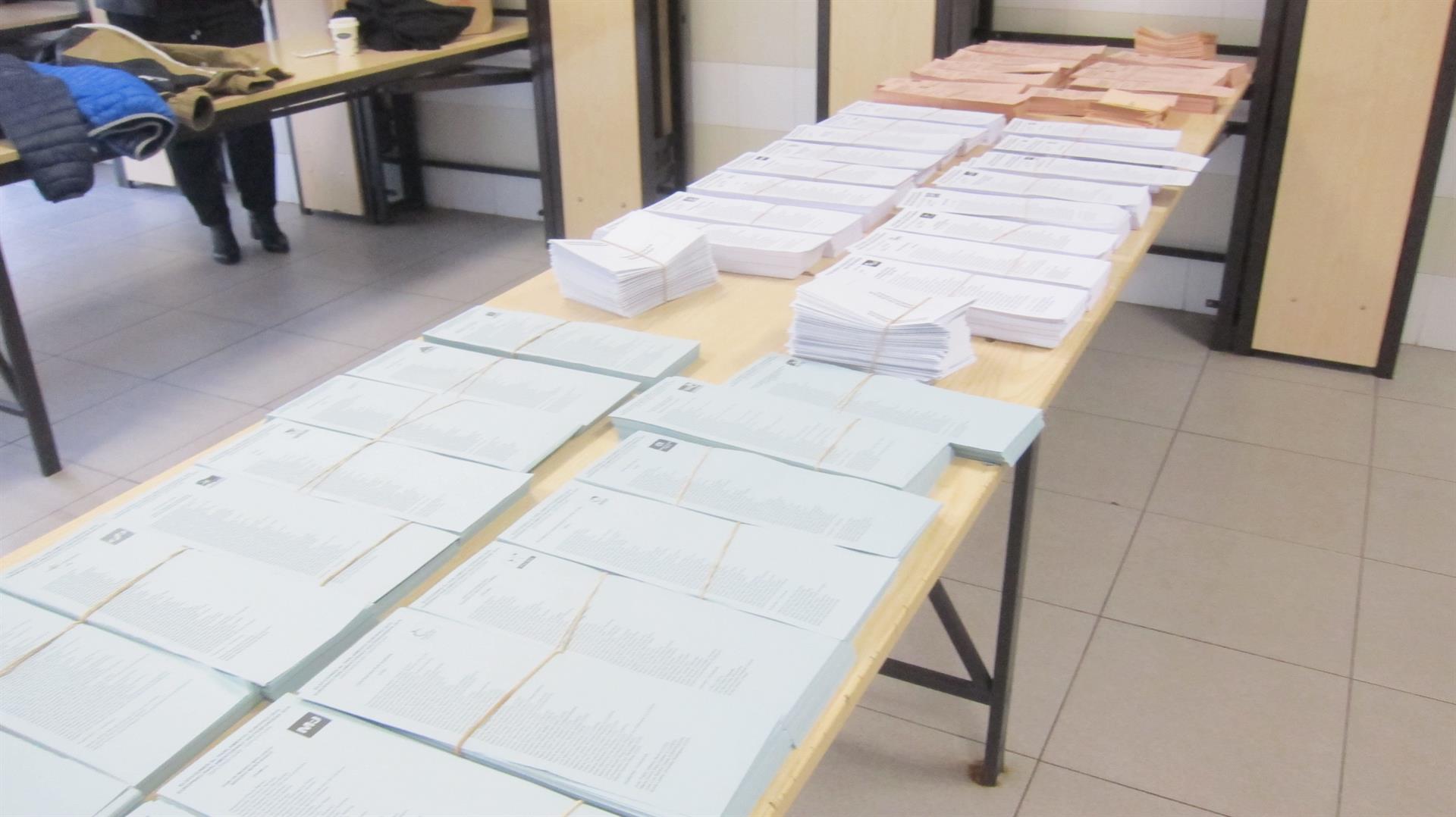 La participación en la provincia es del 48,05% a las 18 horas, 4'35 puntos menos que en 2015