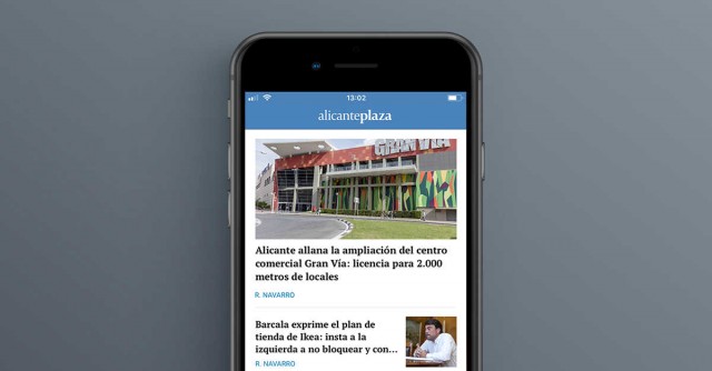 Alicante Plaza lanza su nueva aplicación para móvil