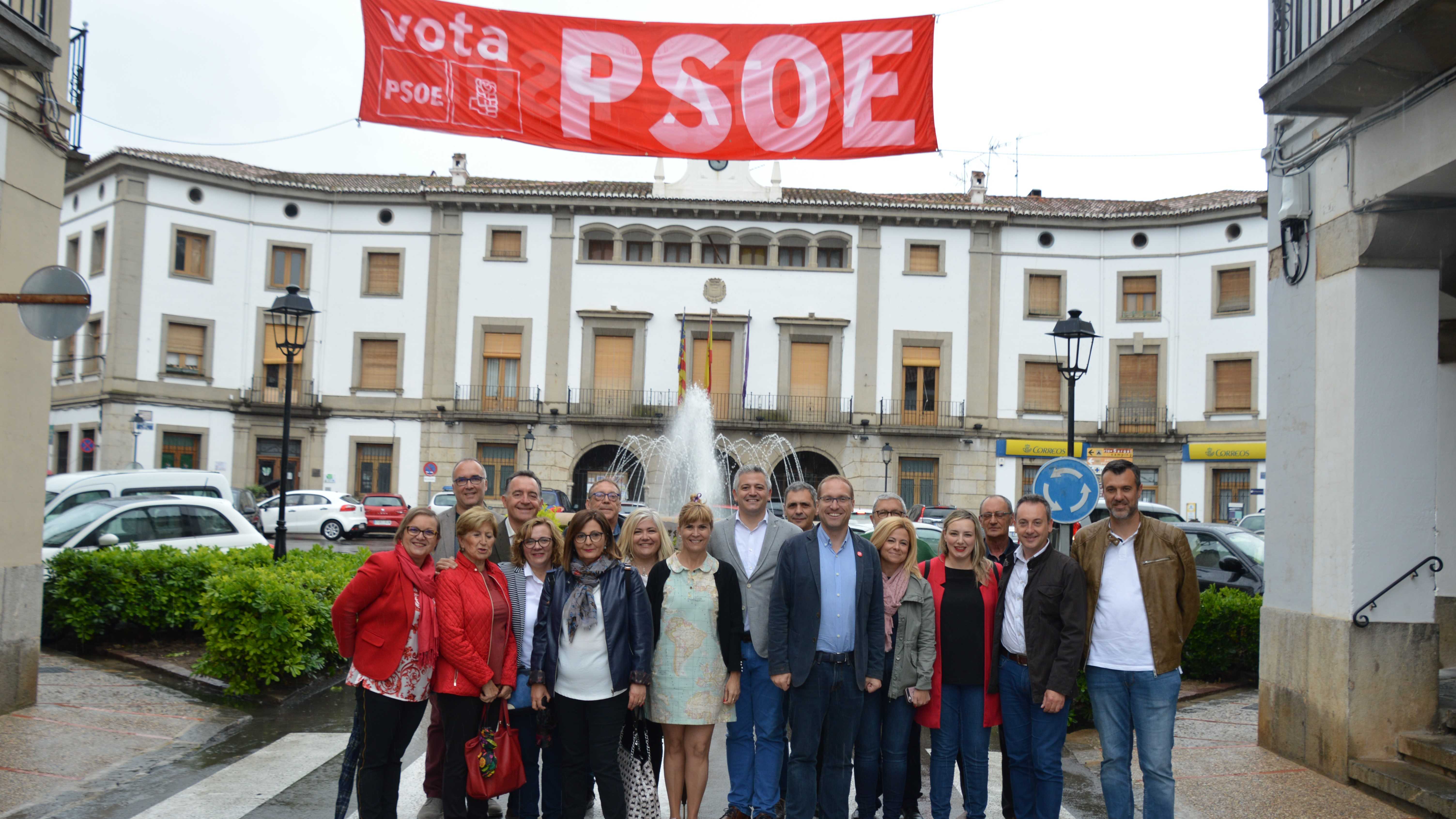 El PSPV celebra actos en Viver y Lucena para visibilizar el problema de despoblación