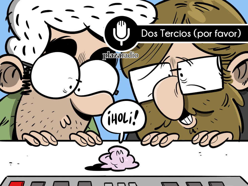 Dos tercios (por favor): A ver, por favor, ¿de quién es este chicle?
