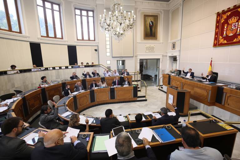 La Diputación aprueba el reparto de 38 millones en obras sostenibles en el último pleno del mandato 