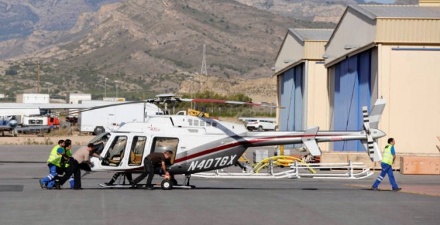 Los pilotos de emergencias aéreas se concentran en el inicio de huelga indefinida
