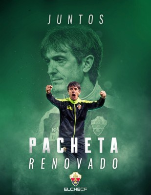 El Elche renueva a Pacheta por una temporada