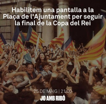 La final de Copa podrá verse en una pantalla gigante en la plaza del Ayuntamiento
