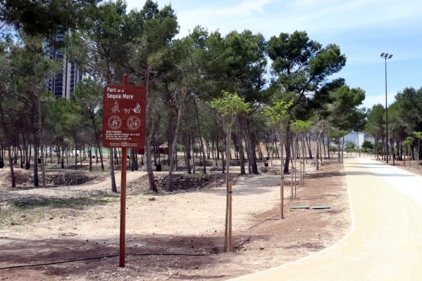 Nueva obra en la Sequia Mare: Benidorm instalará un cerramiento perimetral en la zona de albergue y acampada