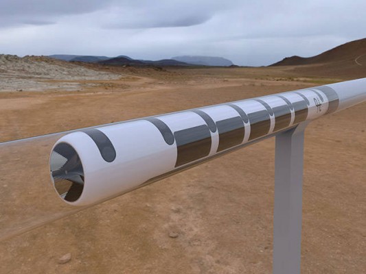 'Hyperloop UPV' presenta en California el primer prototipo español del tren del futuro