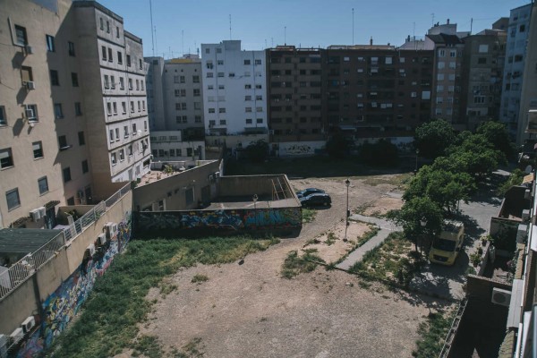 El solar de la vergüenza en Monteolivete