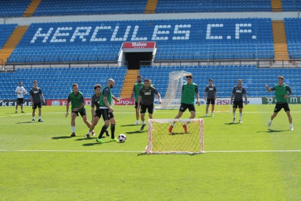 El Hércules, con suplentes, quiere cerrar la Liga con buenas sensaciones ante el líder