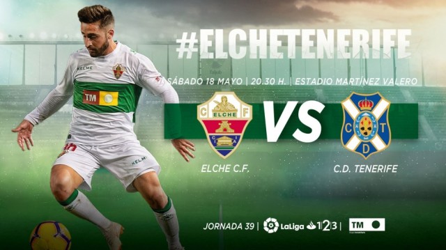 El Elche quiere sellar la salvación ante un Tenerife necesitado y con nuevo técnico