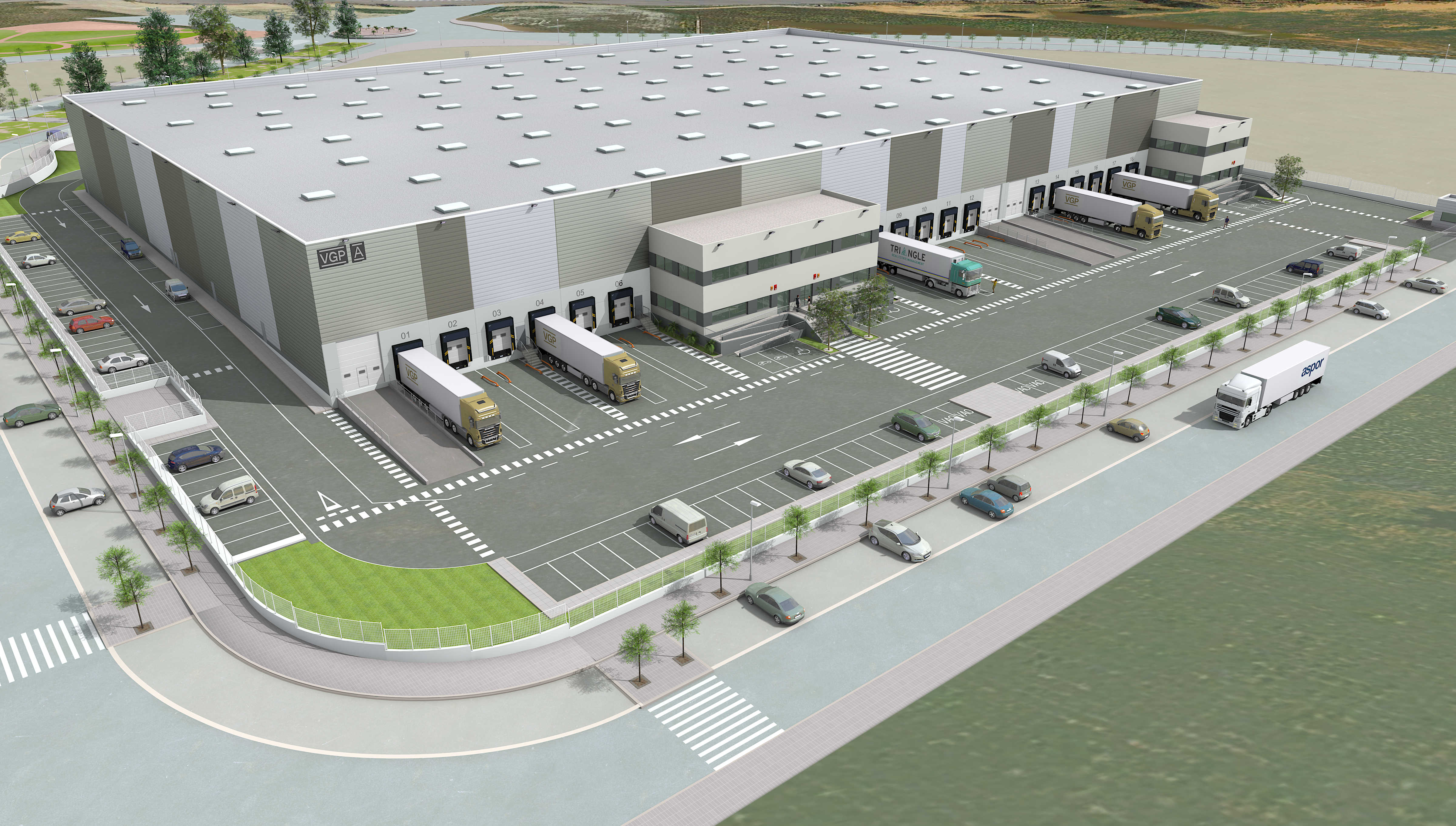 Figuración de una de las naves - 