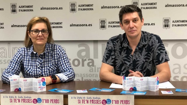 Almassora activa una campaña en casales y Recinte para prevenir adicciones en fiestas 