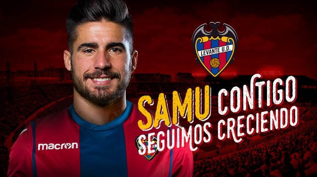 El Levante anuncia el fichaje de Samu García hasta 2020
