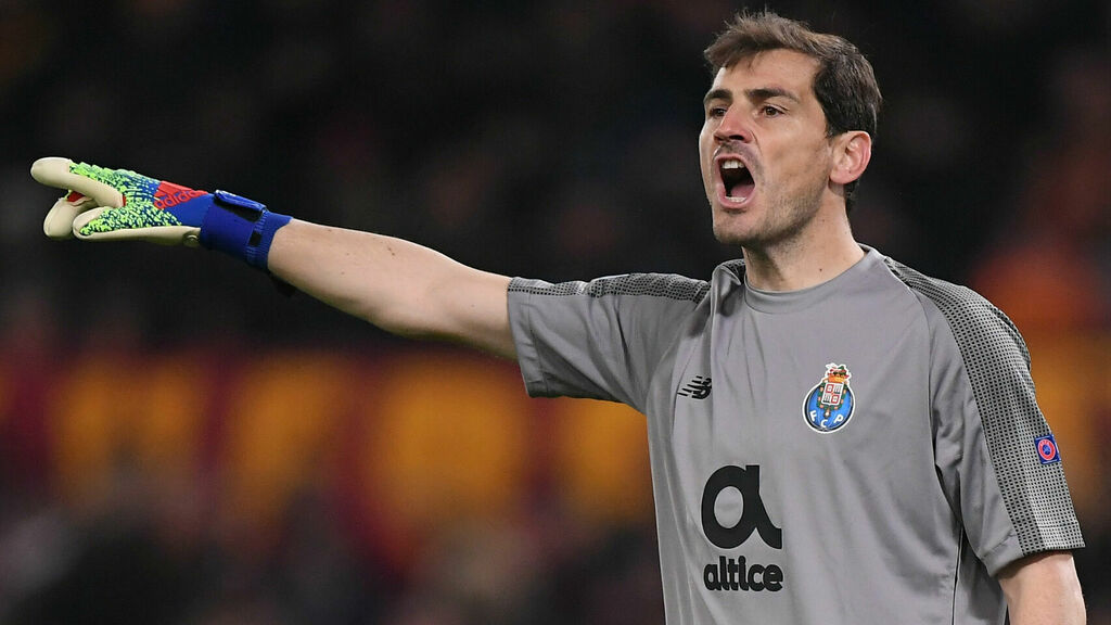El portero español Iker Casillas, durante un partido con el Oporto. Foto: REUTERS - 