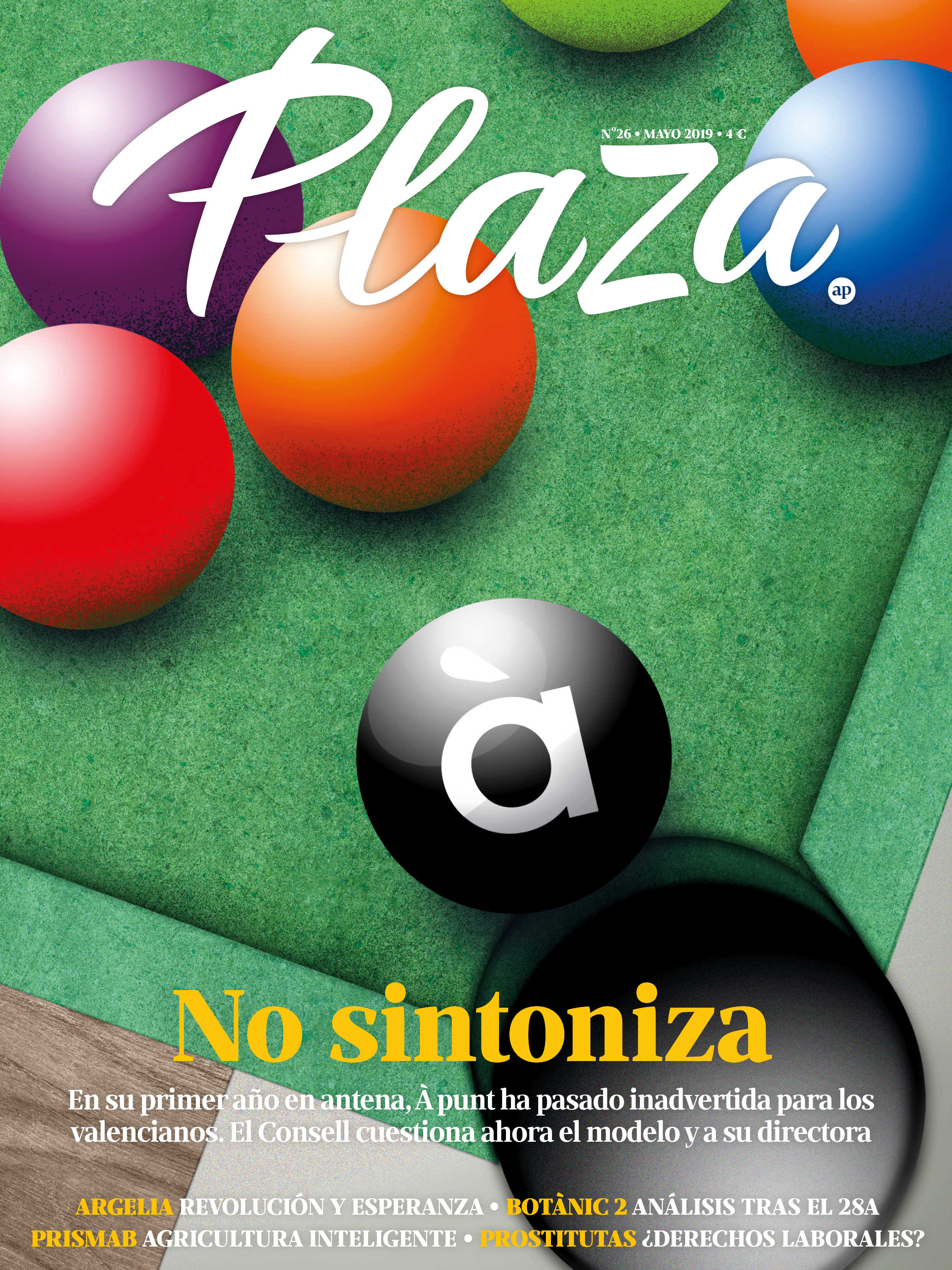 La crisis de À Punt, portada de mayo en la revista Plaza