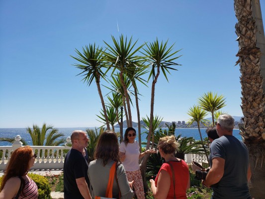 Un Benidorm de cine: localizadores británicos conocen la ciudad para futuros rodajes