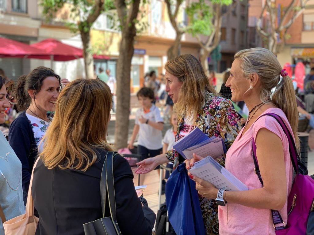 Las candidatas populares Begoña Carrasco y Susana Fabregat. - 