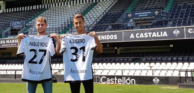 El Castellón renueva por 3 años a los canteranos Pablo Roig y Álex Ligero y los sube al primer equipo
