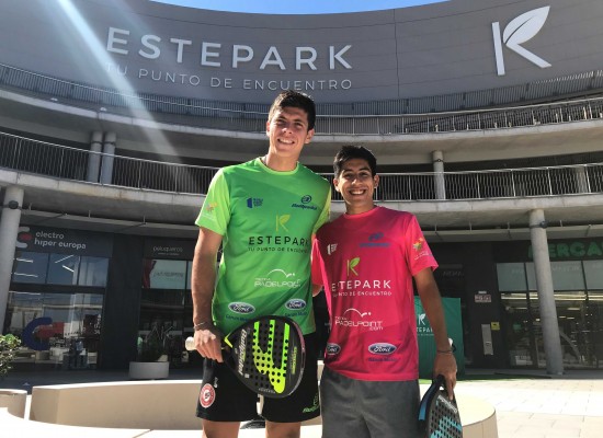 Estepark 'ficha' a Chingotto y Tello, jóvenes promesas del pádel mundial profesional 