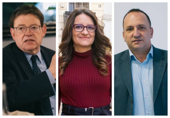 Puig, Oltra y Dalmau se reunirán este martes en Les Corts para planificar un nuevo Consell