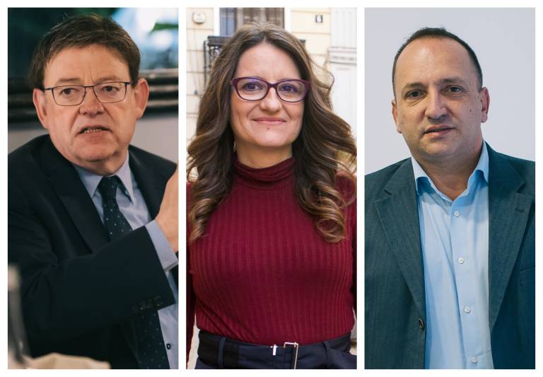 Puig, Oltra y Dalmau se reunirán este martes en Les Corts para planificar un nuevo Consell