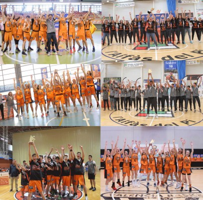 Valencia Basket, campeón autonómico en todas las categorías